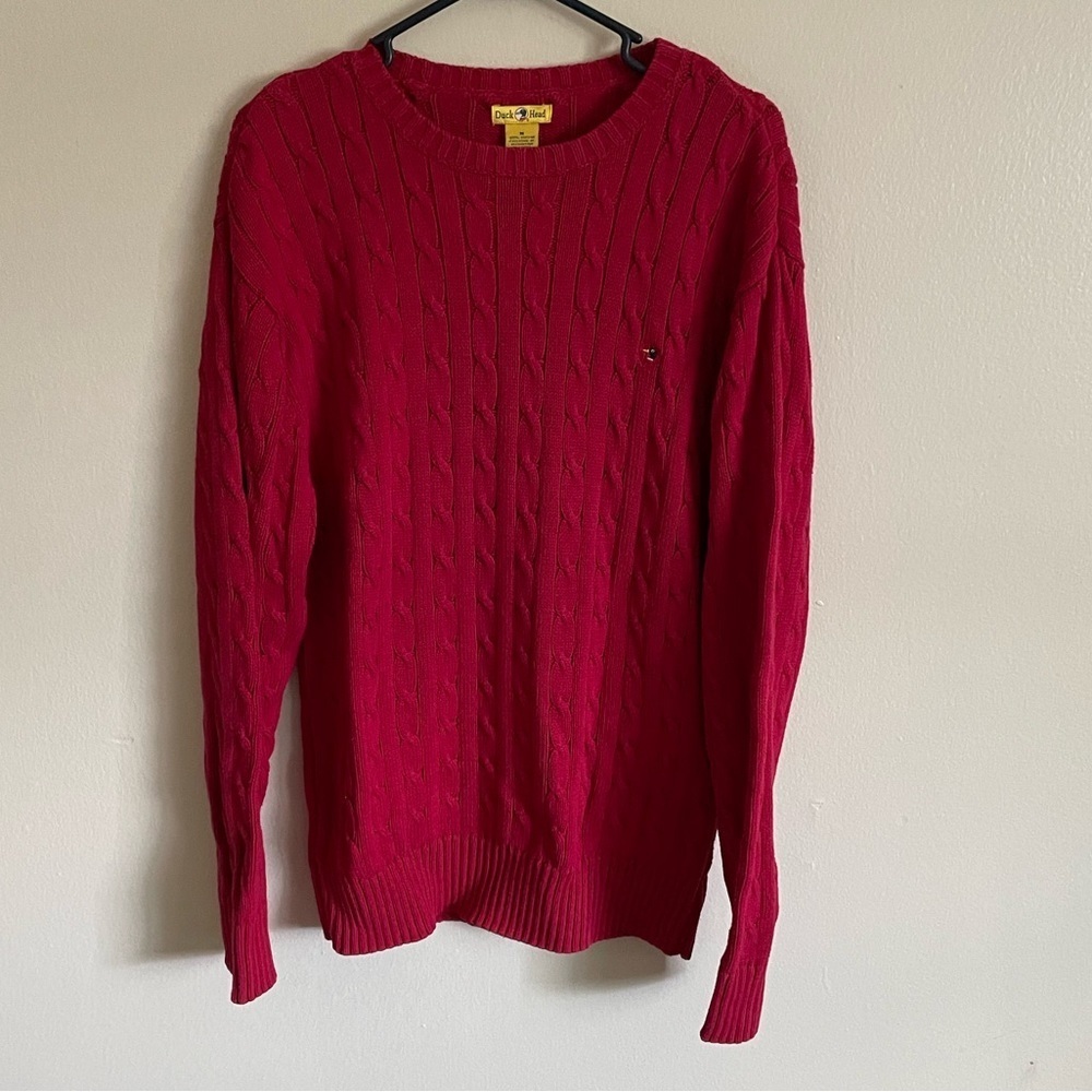 Vintage Duck Head Cable Knit Sweater​​​